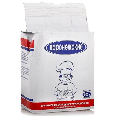 Дрожжи хлебопекарные сушёные 500гр вакуум Воронеж