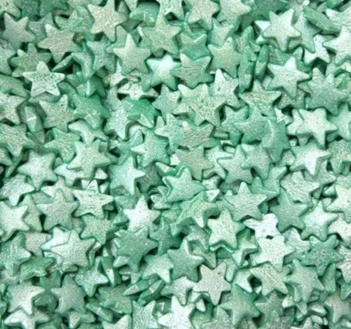 Посыпки Звезды зеленые перлам. 0,75 кг