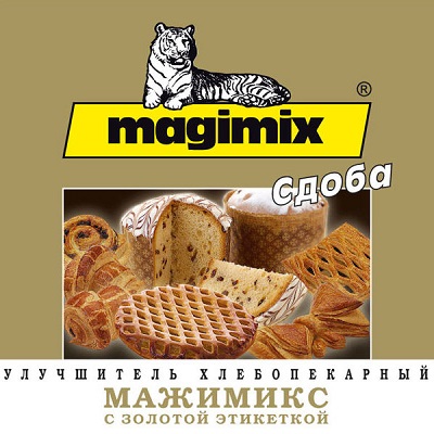 Комплексная пищевая добавка: улучшитель хлебопекарный Мажимикс с золотой этикеткой