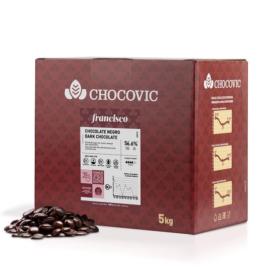Темная шоколадная масса 55,1% 3 кг *5 шт CHD-Q56CHCV-94В