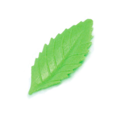 Вафельный лист розы малый 38 мм зеленый (1000 шт)