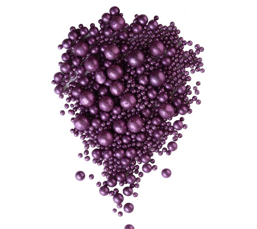 Драже зерновое в цв. кондитерской глазури Блеск (фиолетовый) 1.5кг 707