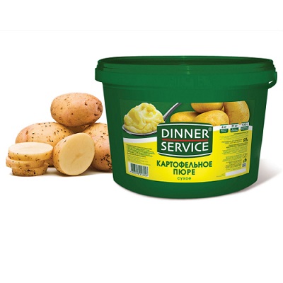 Картофельное пюре сухое (хлопья) DINNER SERVICE 4 кг